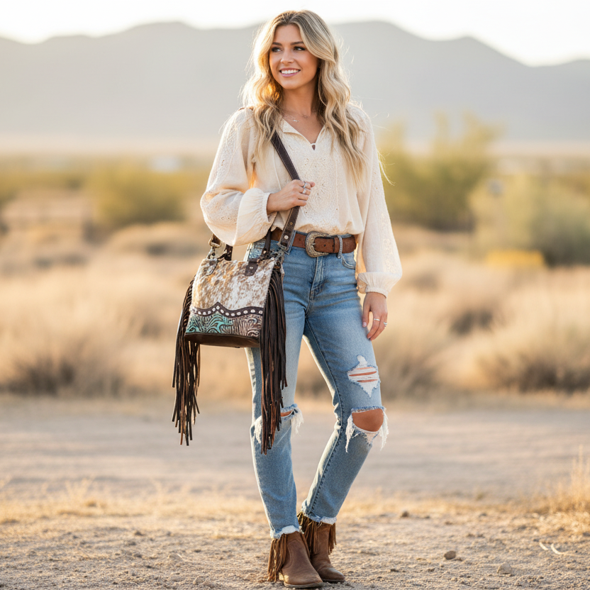 MyraBag Freckles Leather Purse