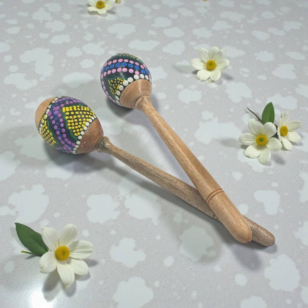 Musical Instrument - Hand-Painted Maracas