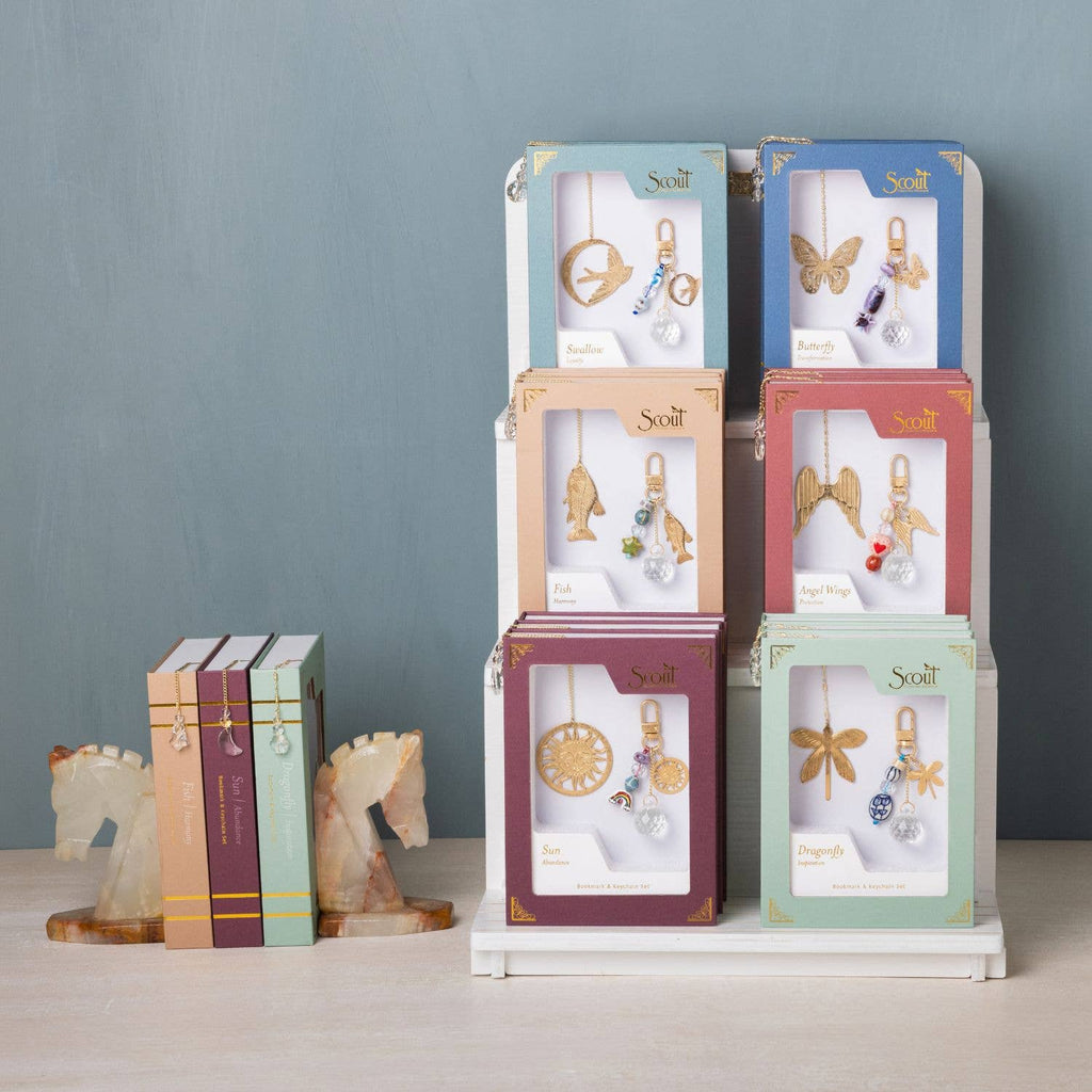 Bookmark & Keychain Set - Butterfly/Transformation