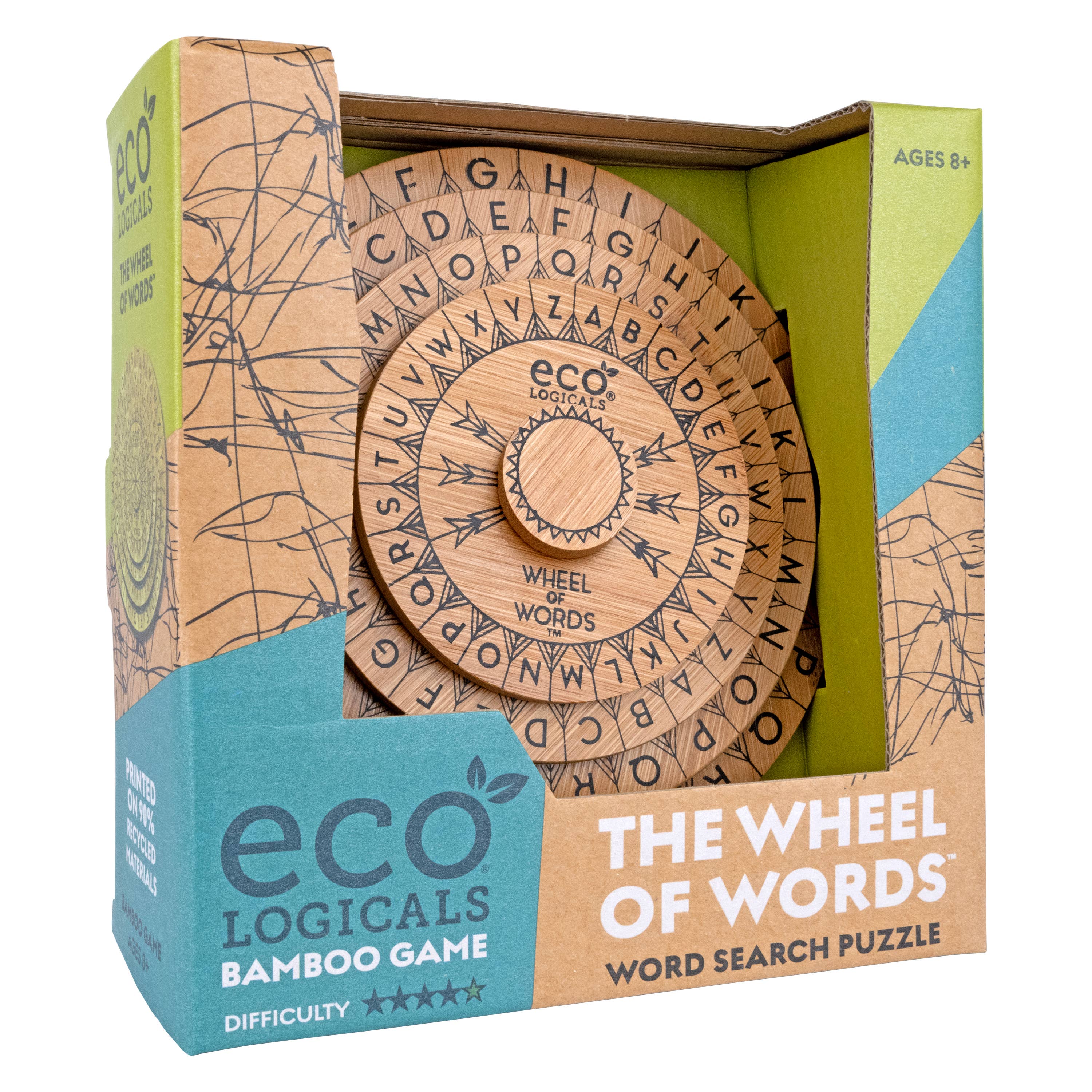 EC318-Wheel of Words - Bamboo Spelling Game