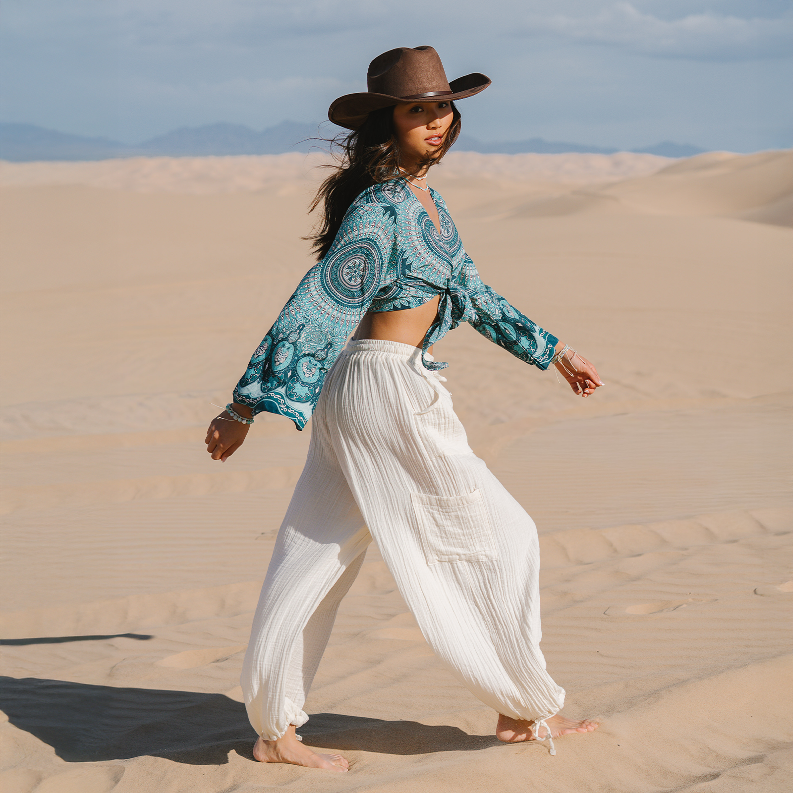 Sayulita Mandala Daydreamer Yoga Wrap Top