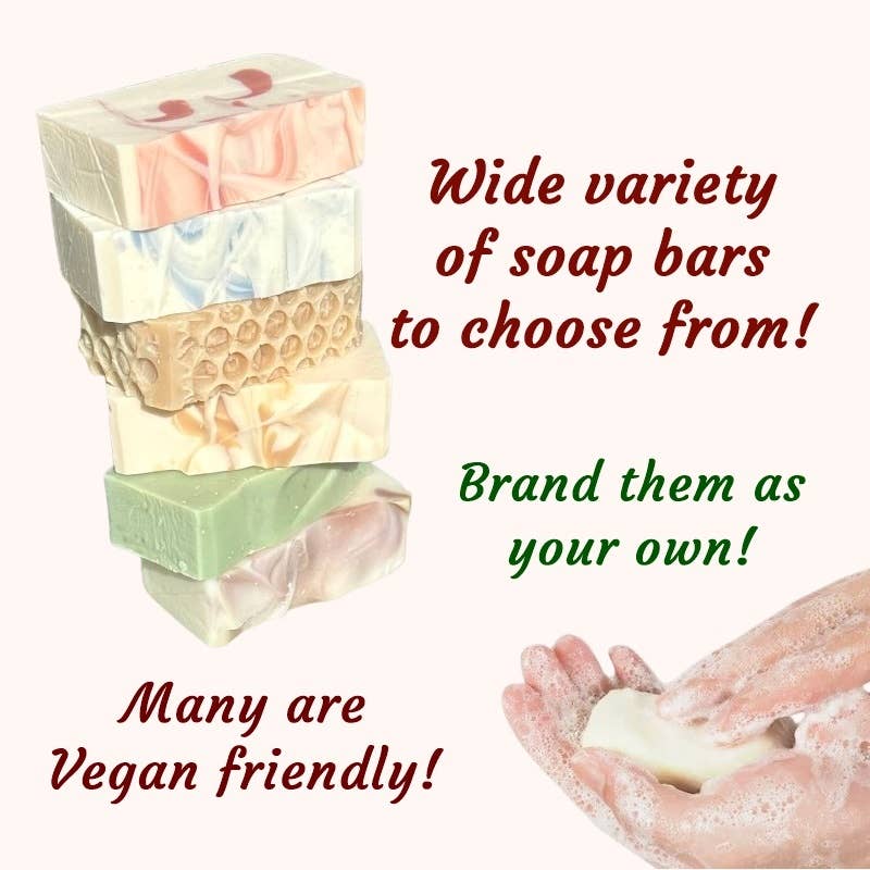 SOAP GIFT SET: Natural Soap Bar + Wood Dish