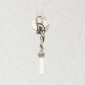 Fantasy Pewter Pendant with Crystal - Dancing Fairy