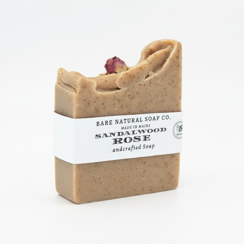 Sandalwood Rose Bar Soap: Bare Naturals