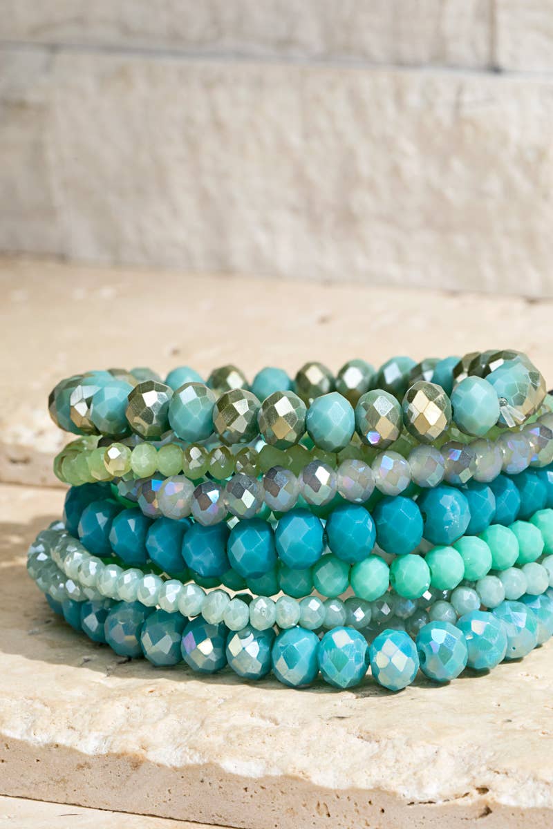 Mix N Match: Single Glass Bead Bracelet