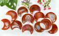 Druzy Carnelian Moon Crystal Carving Healing Energy