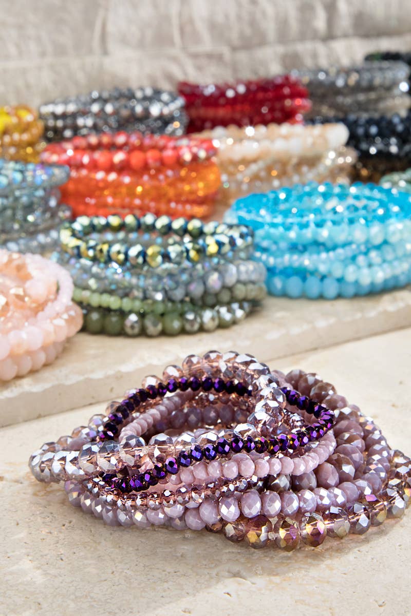 Mix N Match: Single Glass Bead Bracelet