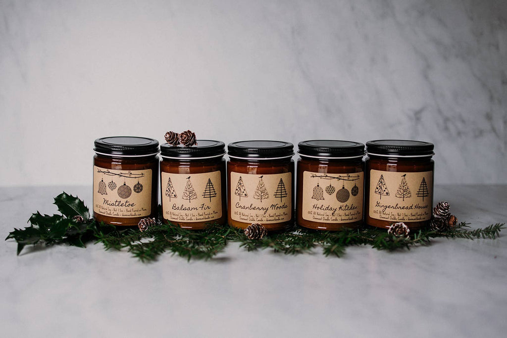 Mistletoe Holiday Natural Soy Candle