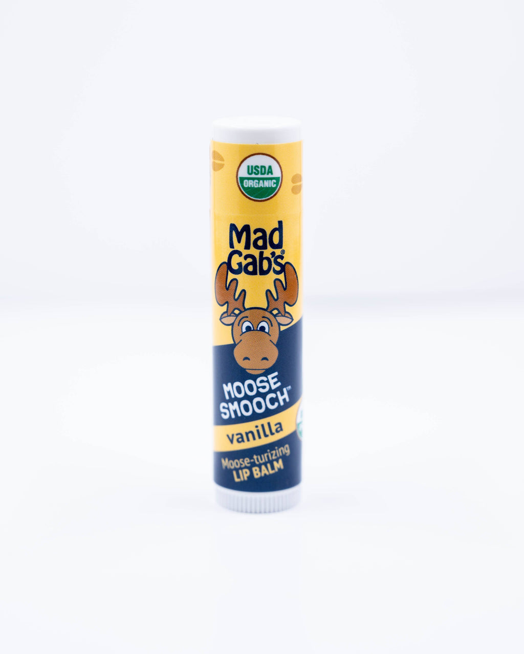 Organic Moose Smooch Vanilla Lip Balm POP