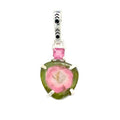 Watermelon Tourmaline Gold Vermeil Harmony Pendant