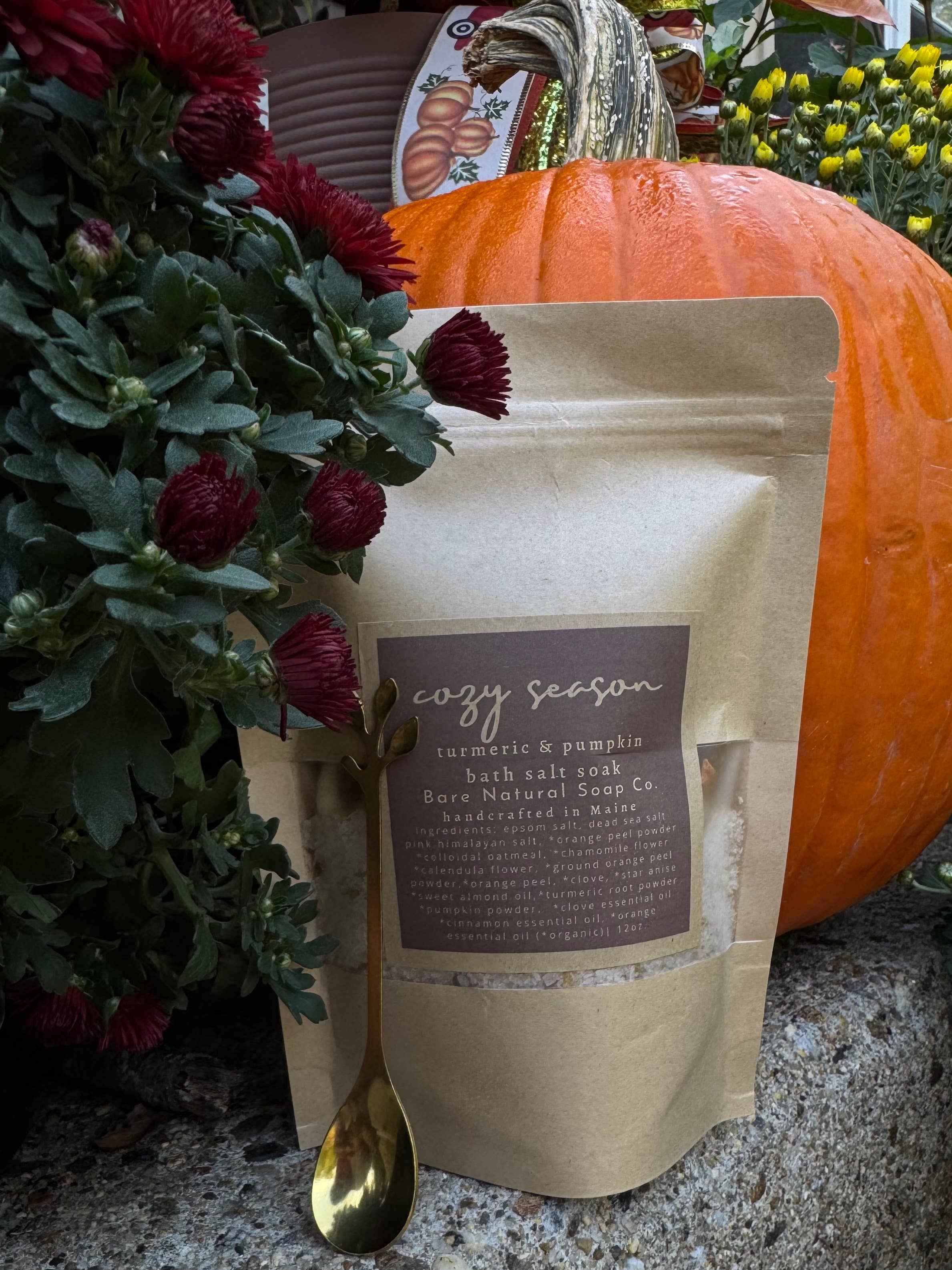 Fall | Cozy Season Bath Salt Soak | Botanical Bath Soak