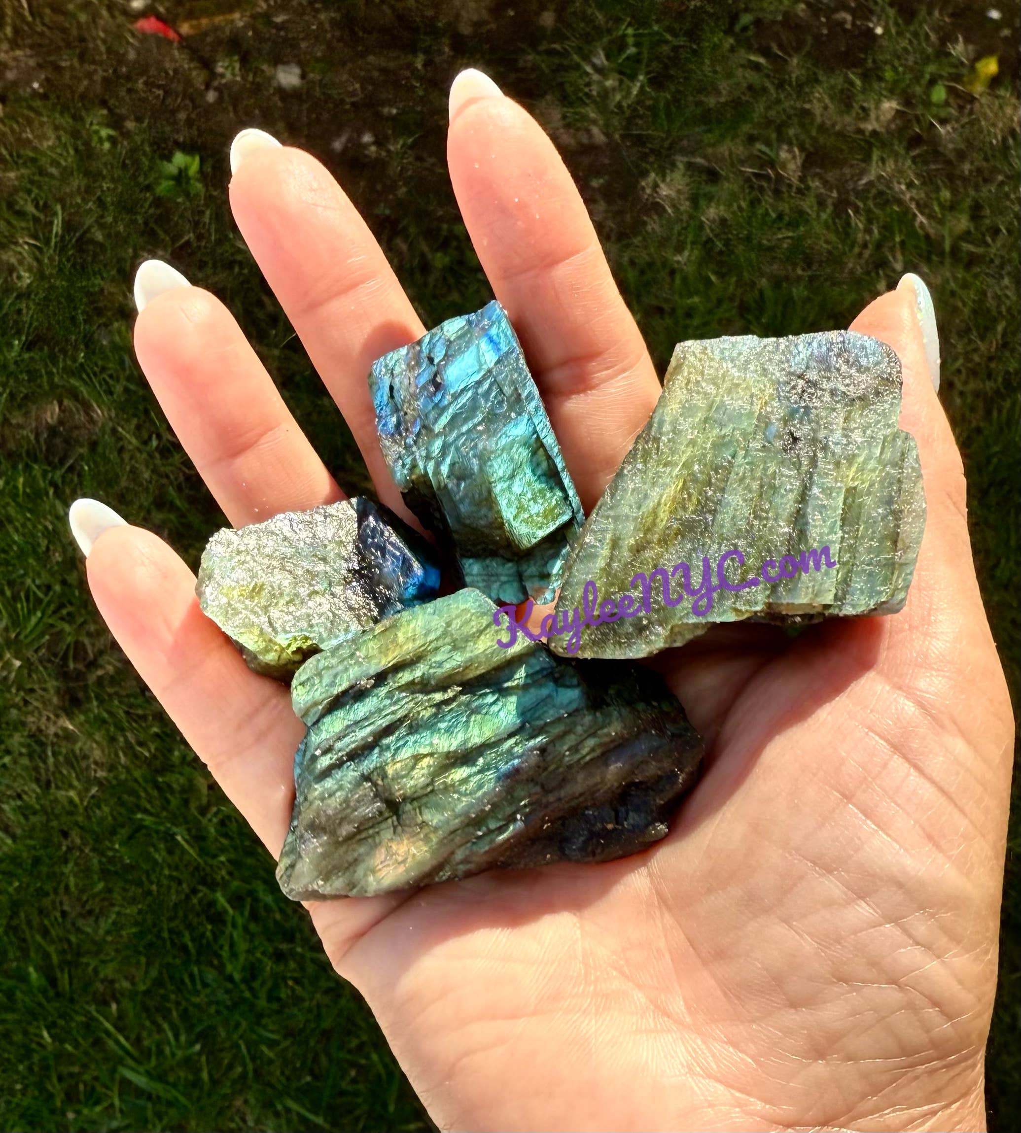Raw Labradorite Natural Crystal