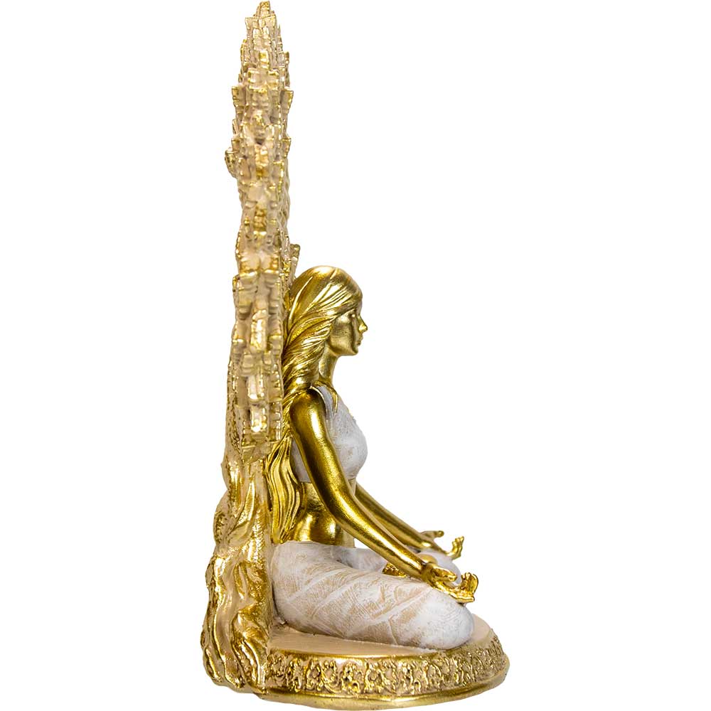 Yogi Tree of Life Polyresin Statue 5.5”