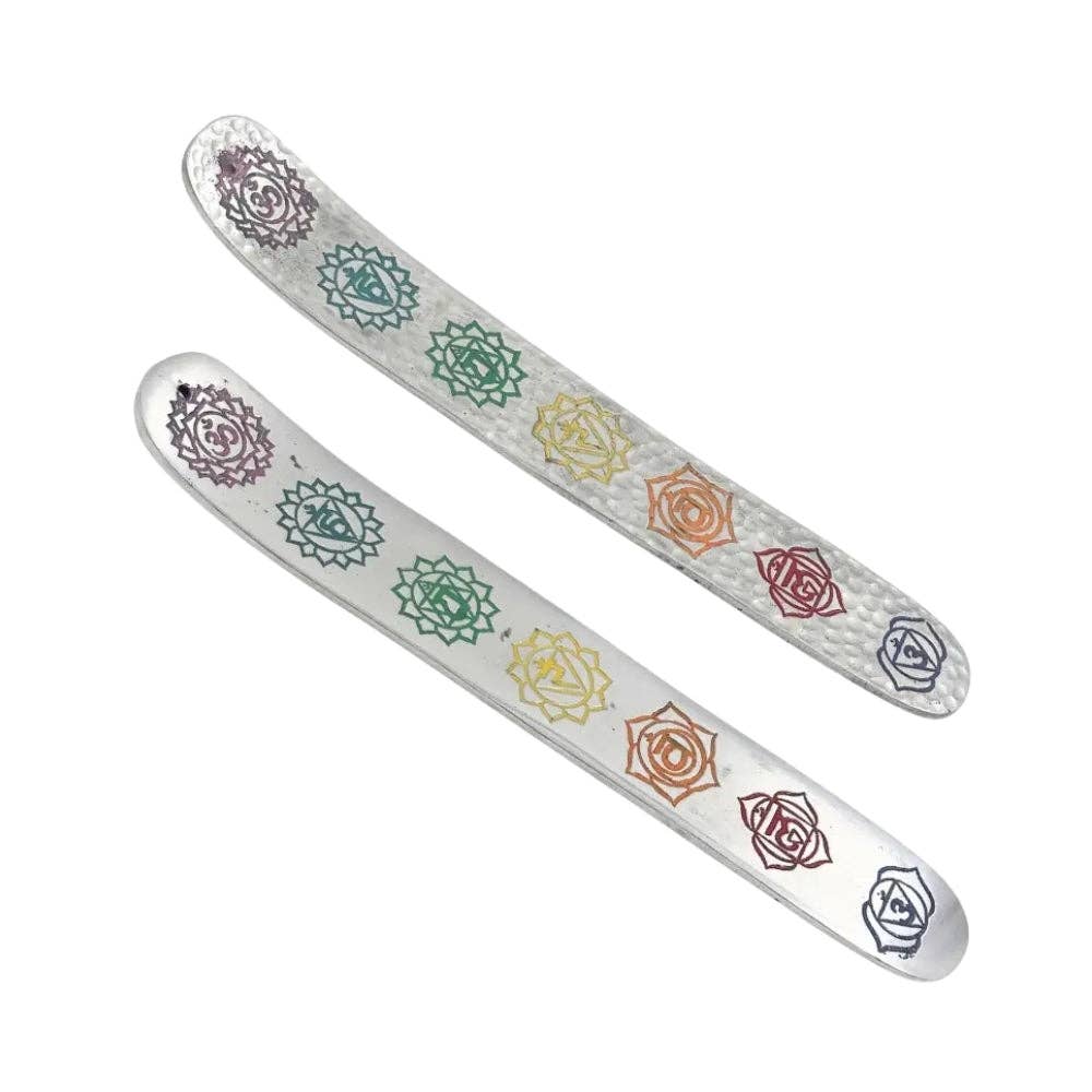 Metal Incense Stick Burner - Seven Chakra