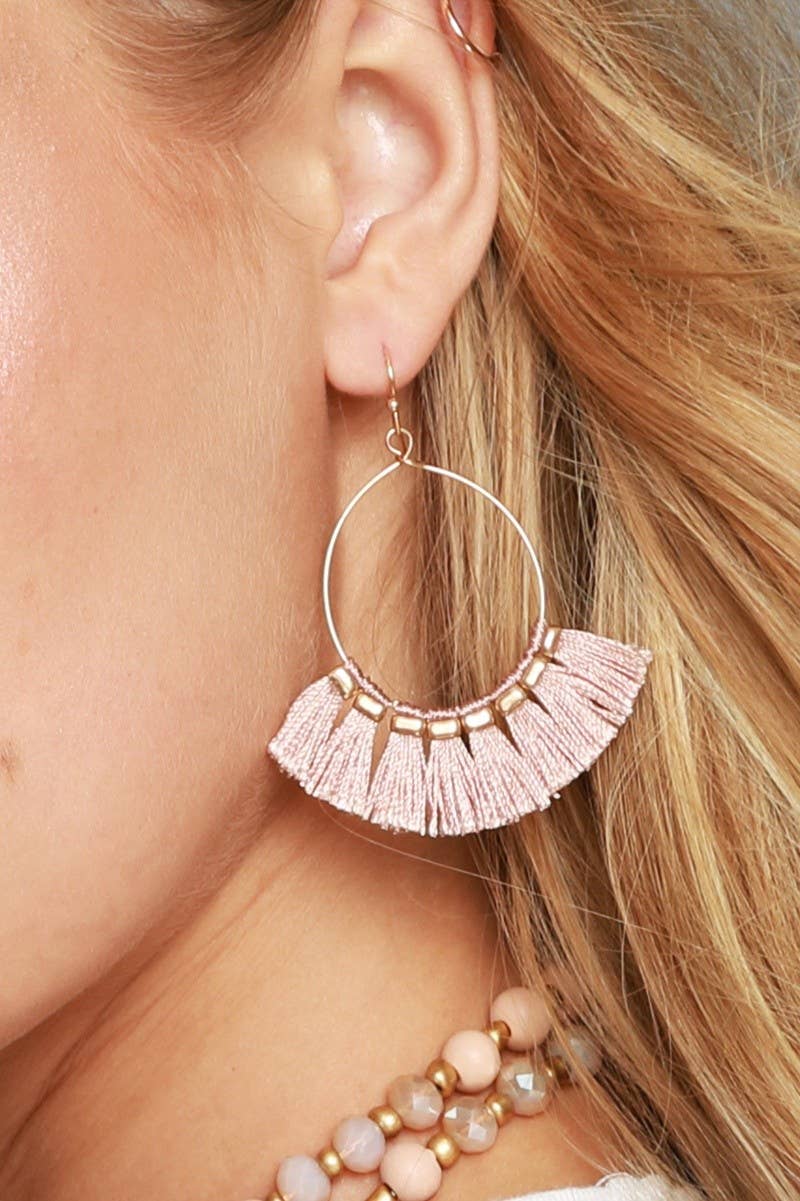 Boho Tassel Lightweight Teardrop Earrings