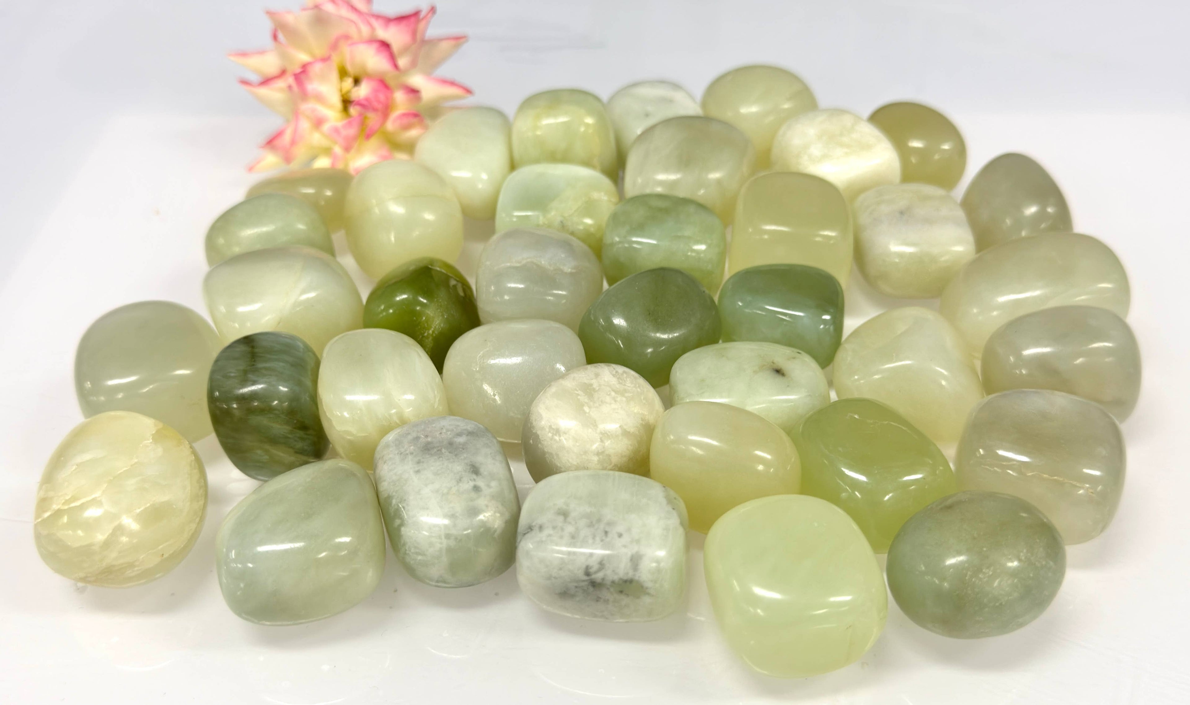 Green Jade Tumbled Crystals