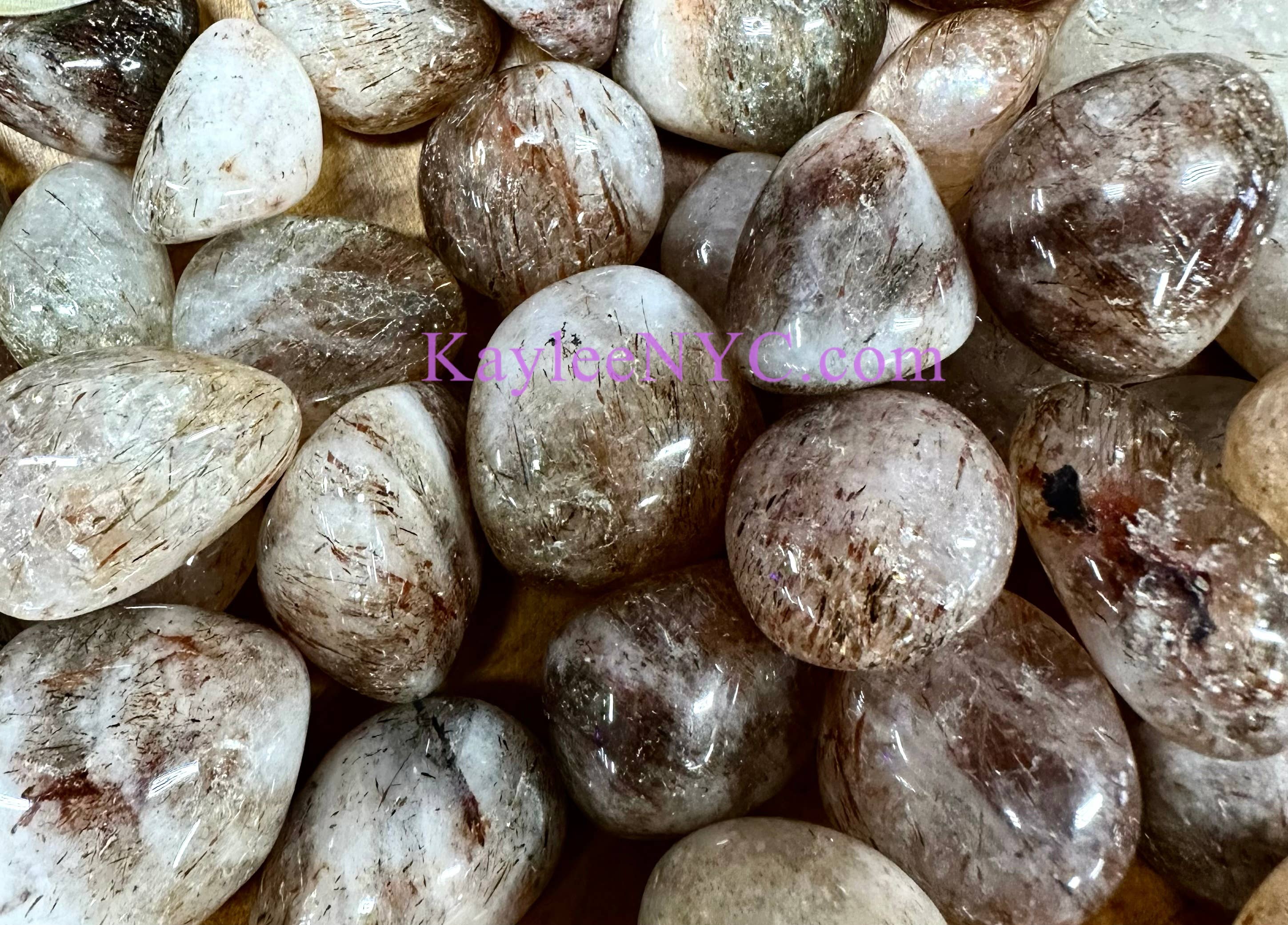 Rutilated Quartz Tumble Healing Energy