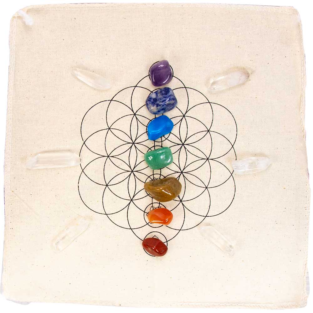 My Crystal Grid Kit w/ Gift Box - Chakra