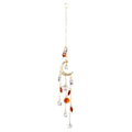 Amber Crescent Moon Suncatcher Prism