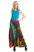 Tie-Dye Long Flow Skirt (TH-1271)
