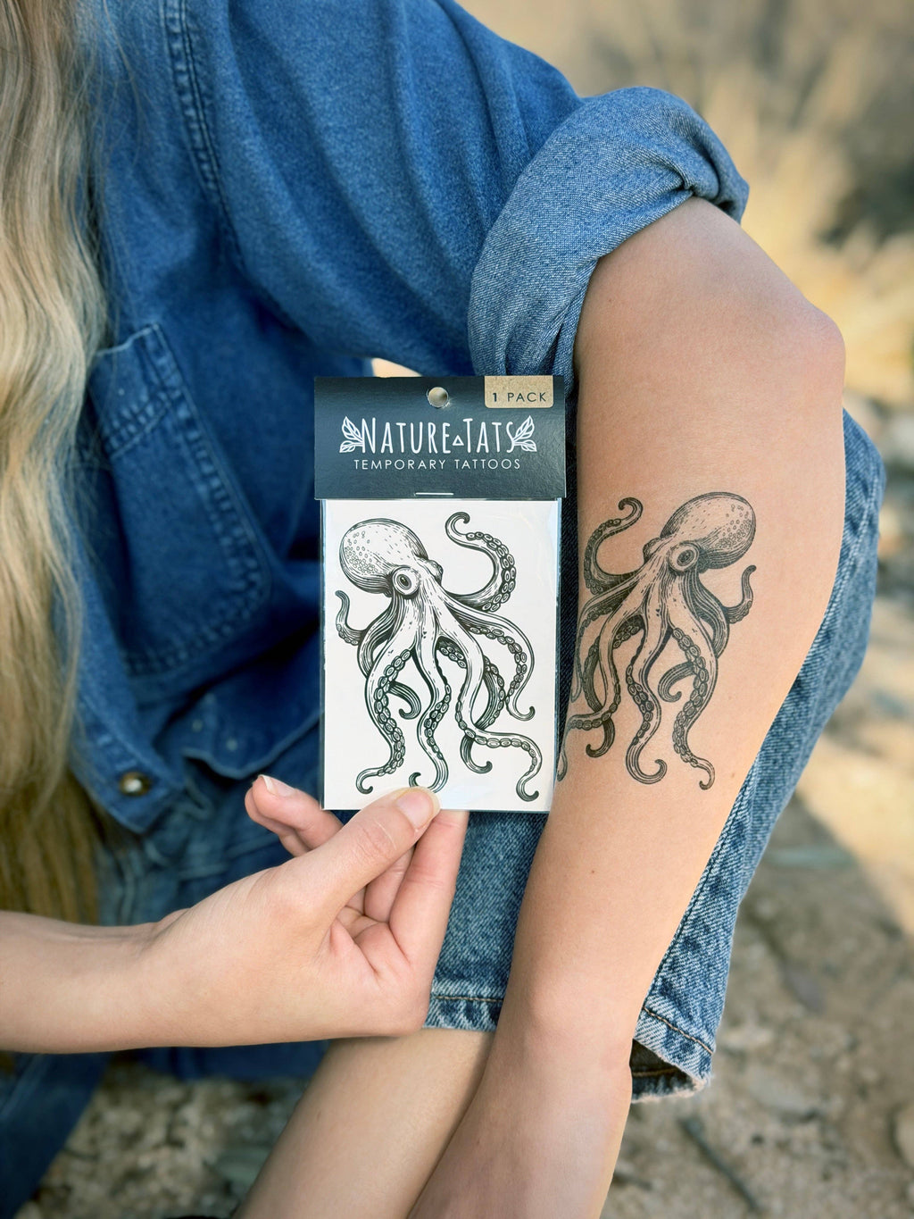 Octopus Temporary Tattoo