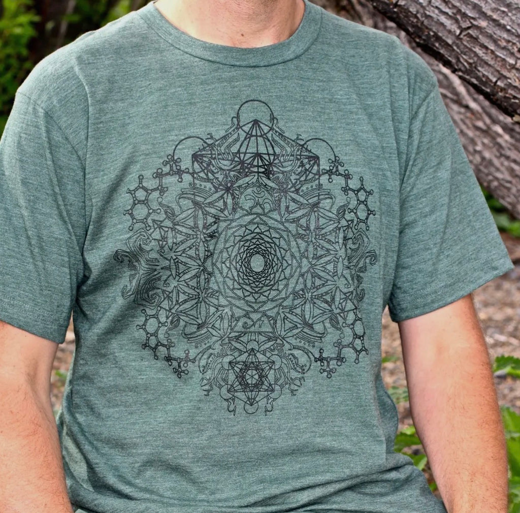 Metatron Sacred Geometry Mandala Unisex T- Shirt