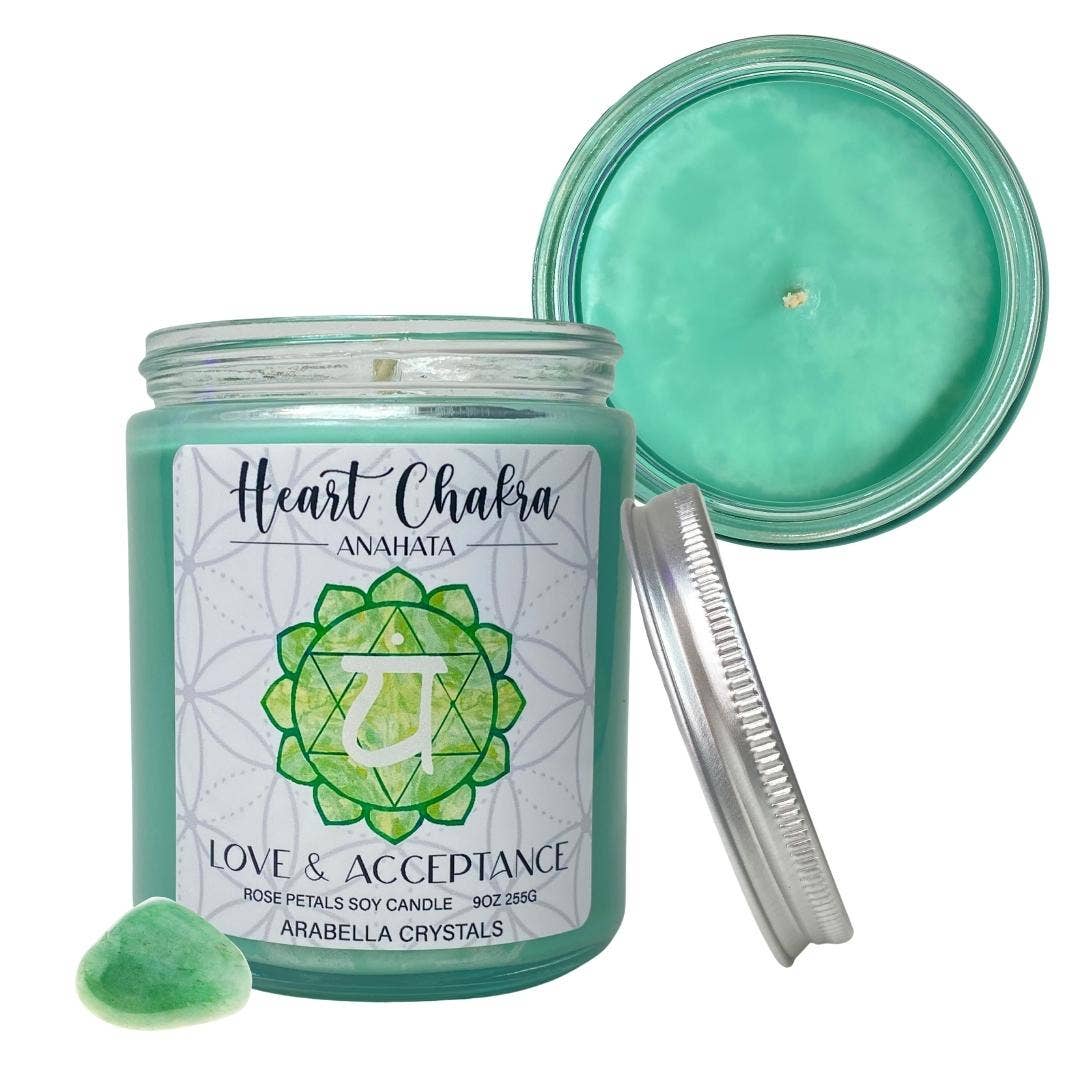 Heart Chakra Candle- Love & Acceptance