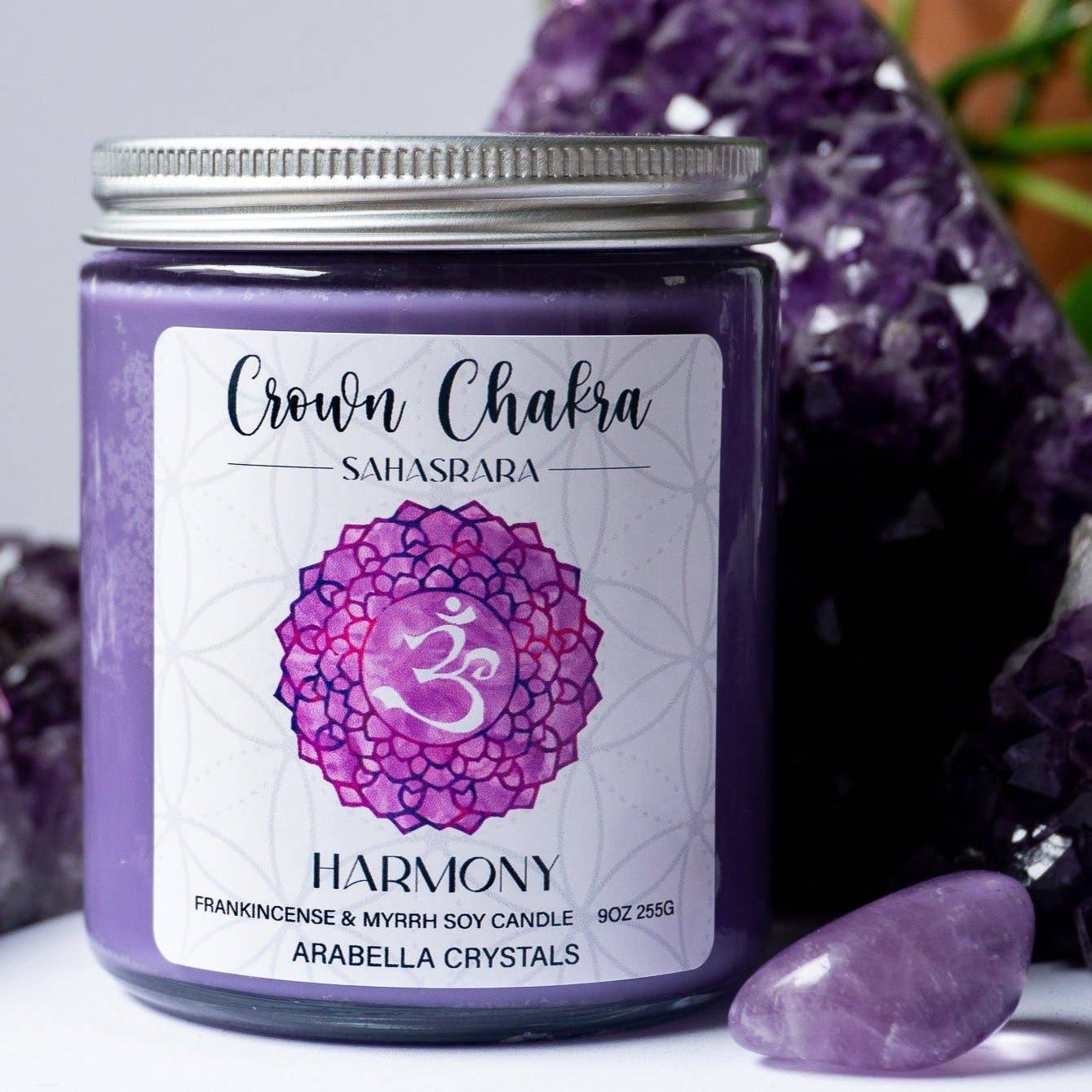Crown Chakra Candle Purple Harmony