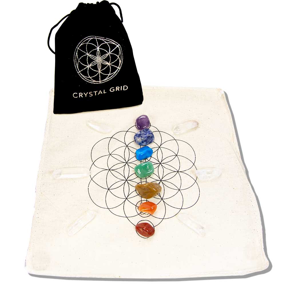 My Crystal Grid Kit w/ Gift Box - Chakra