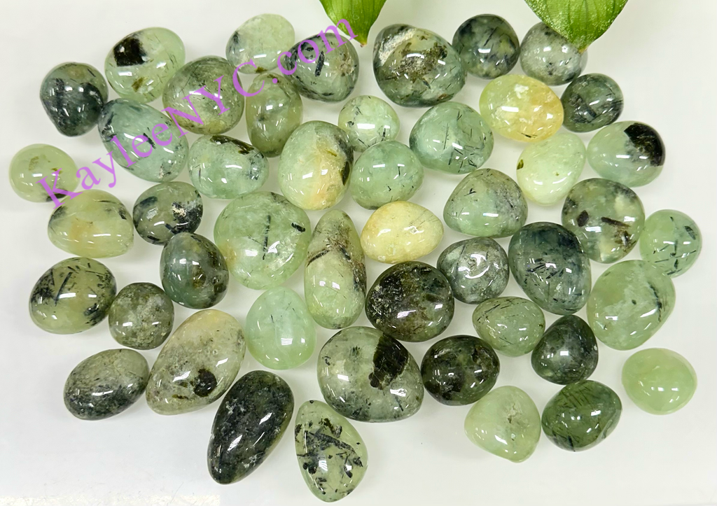 Natural Prehnite Tumble Healing Energy