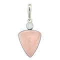 Rose Quartz Moonstone Romantic Pendant