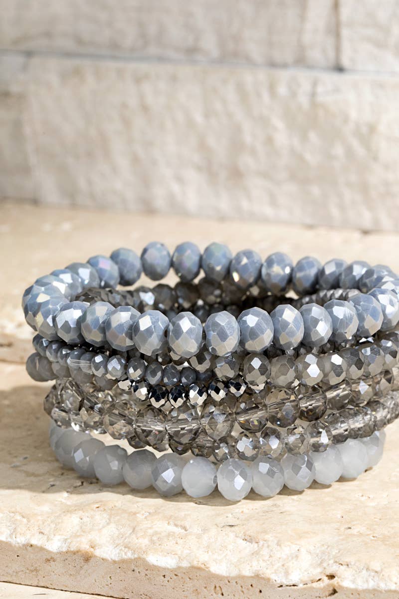 Mix N Match: Single Glass Bead Bracelet