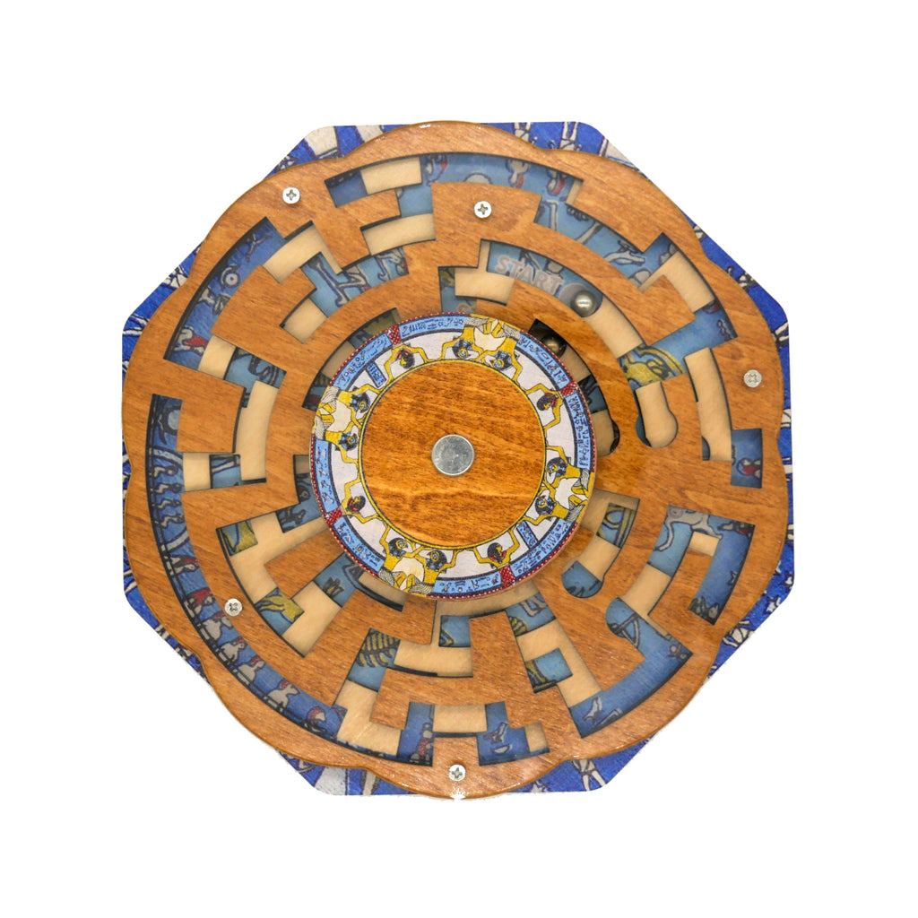 True Genius Dendera Shifting Maze Wooden Puzzle