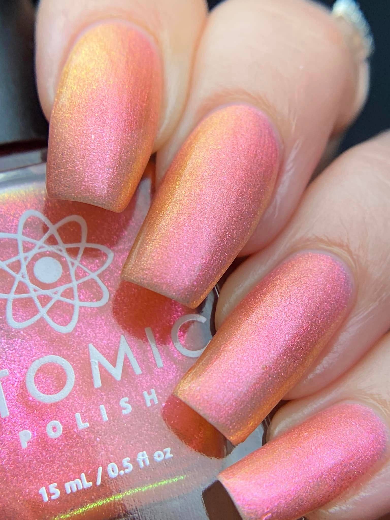 Citrine Sparkle Color Shifting Nail Polish