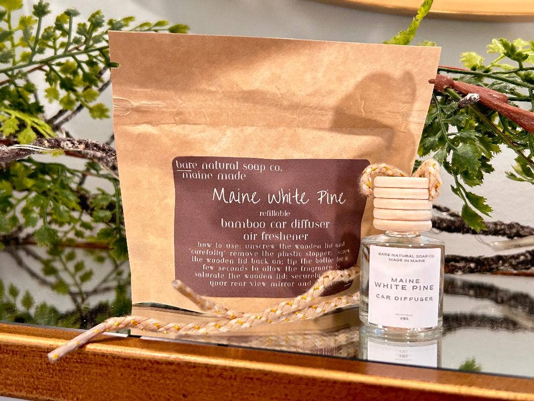 Bamboo Car Diffuser | Essential Oil Diffuser | Refillable