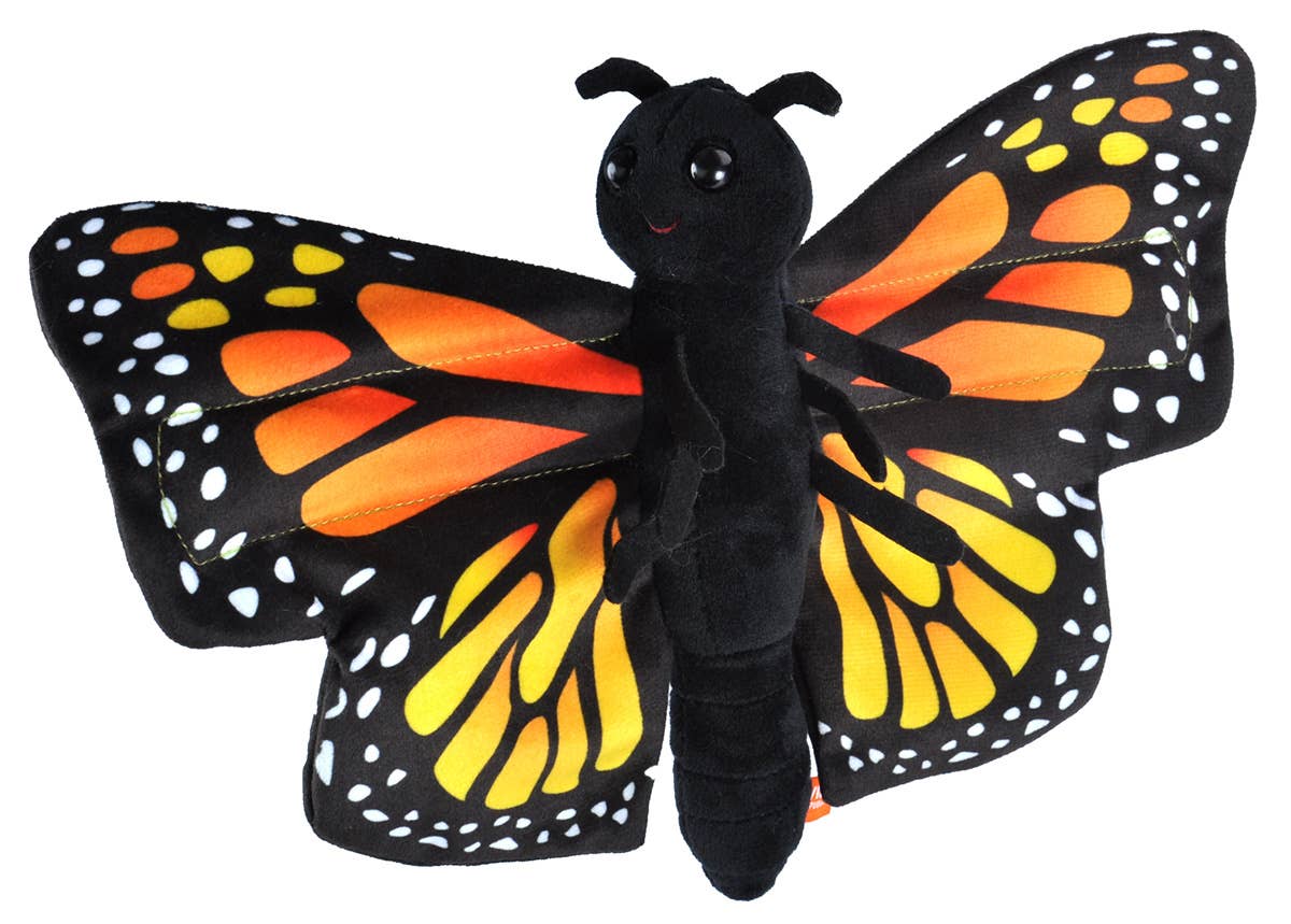 Stuffed Animal Monarch Butterfly 8"