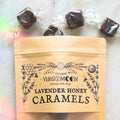Lavender Honey Caramels with Hand-Harvested Flowers