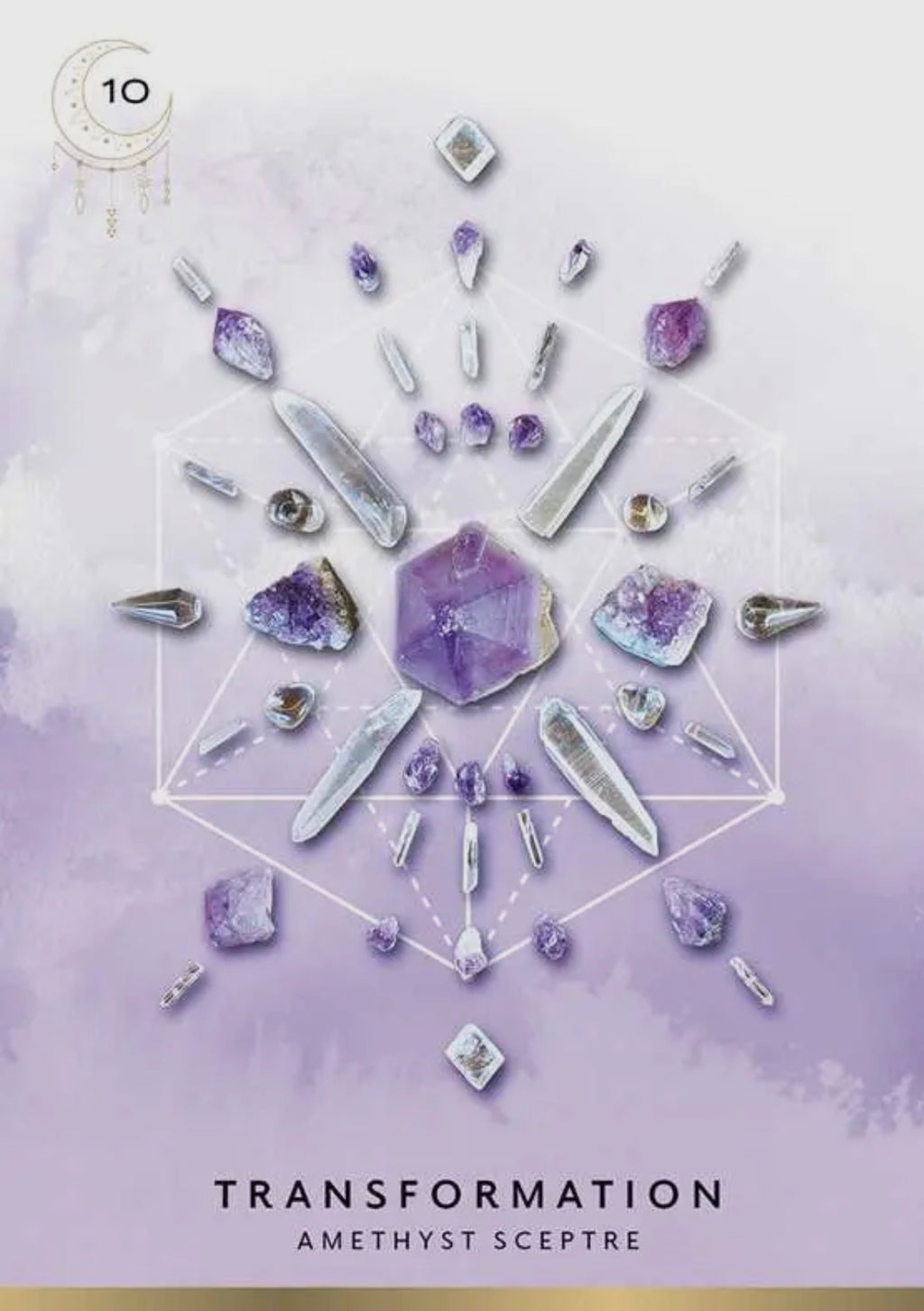 Crystal Grid Oracle Cards Deck- Deluxe by Nicola McIntosh