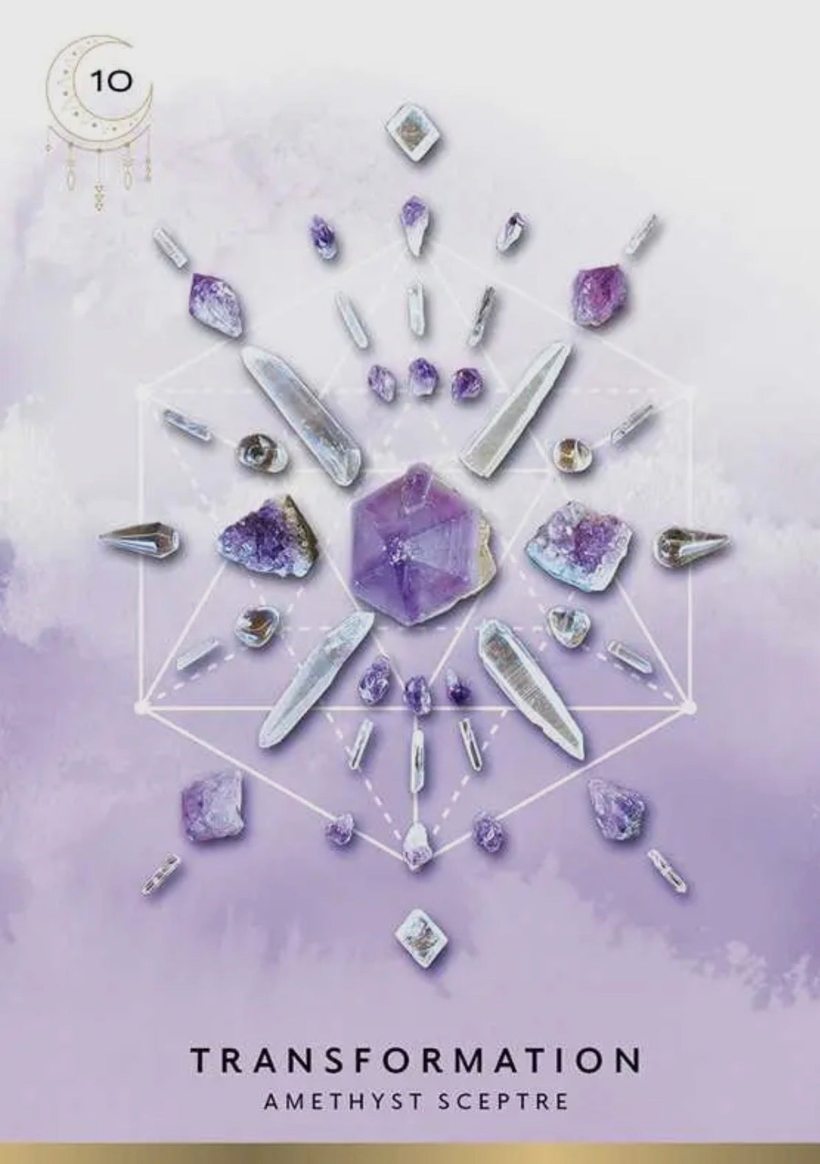 Crystal Grid Oracle Cards Deck- Deluxe by Nicola McIntosh
