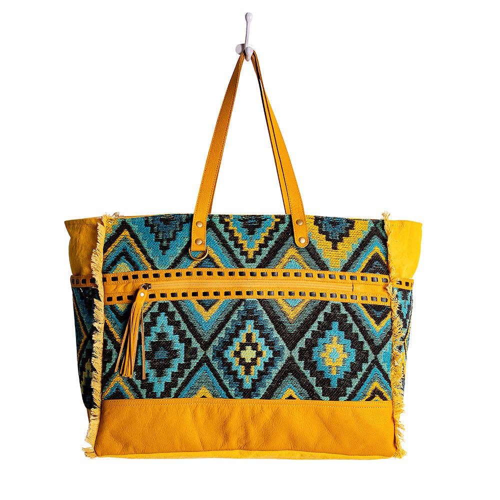 Sunridge Basin Canvas Weekender Bag