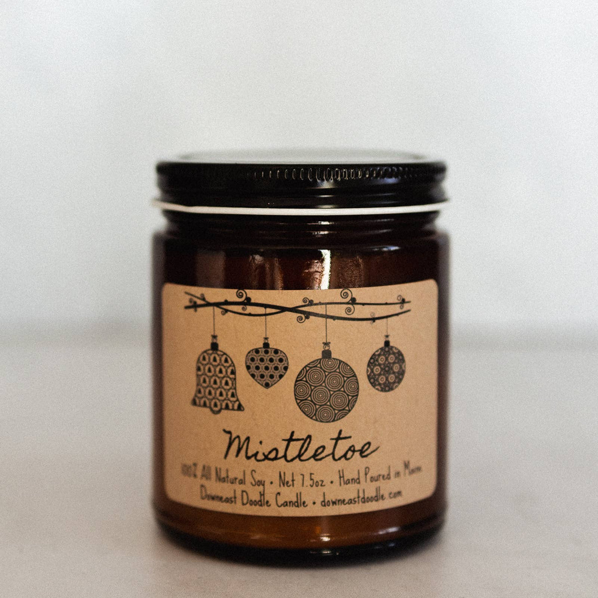 Mistletoe Holiday Natural Soy Candle