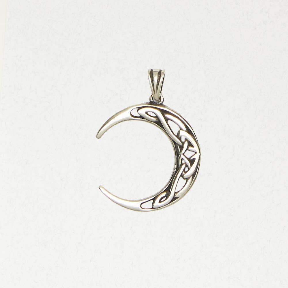 EIRE- Celtic Pewter Pendant Necklace - Celtic Weave