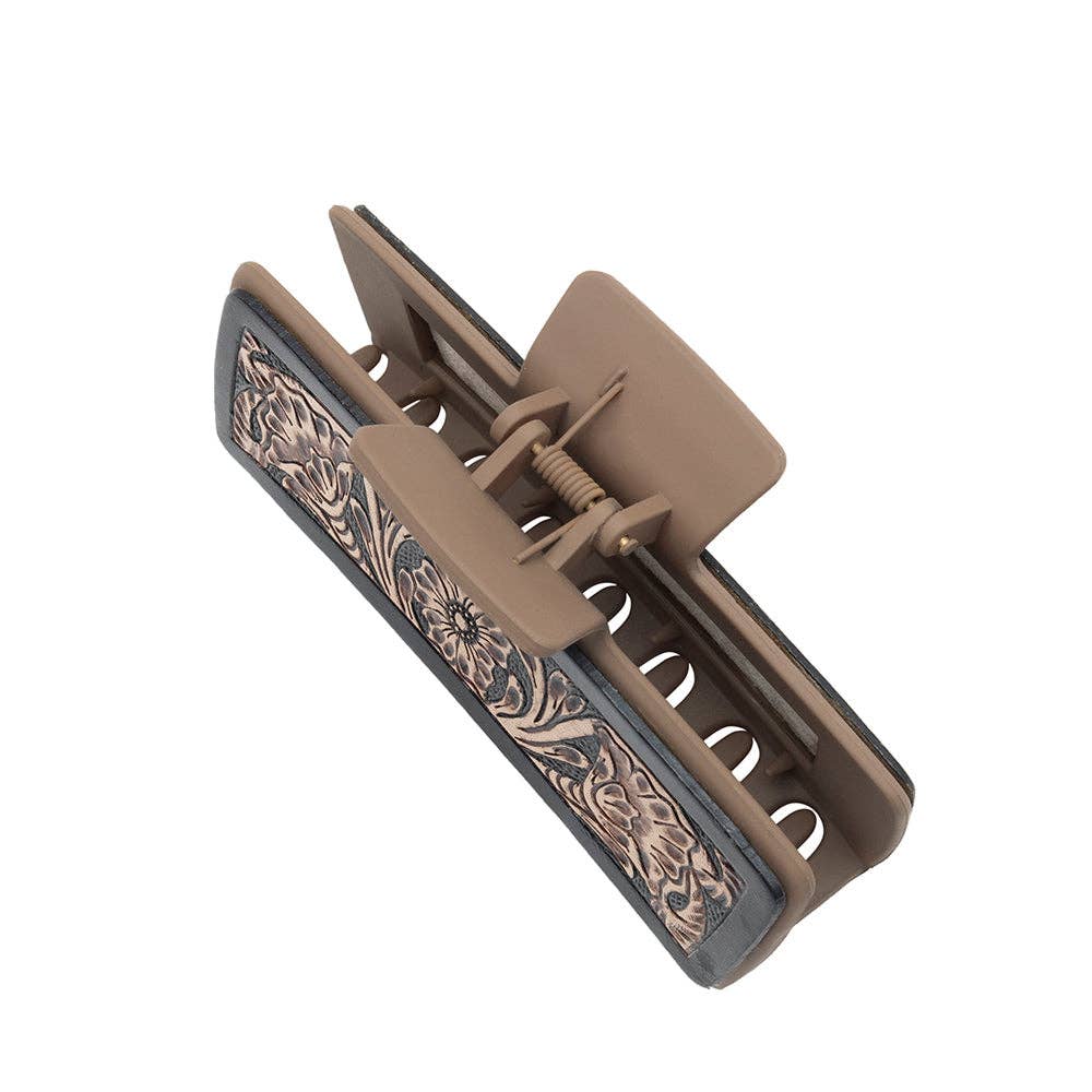 Blossom Ridge Hair Claw Clip Comb
