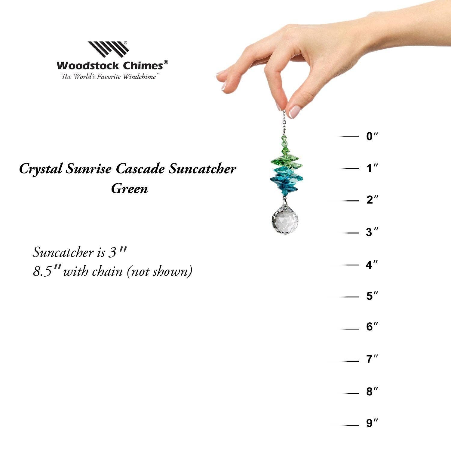 Crystal Sunrise Cascade™ - Green