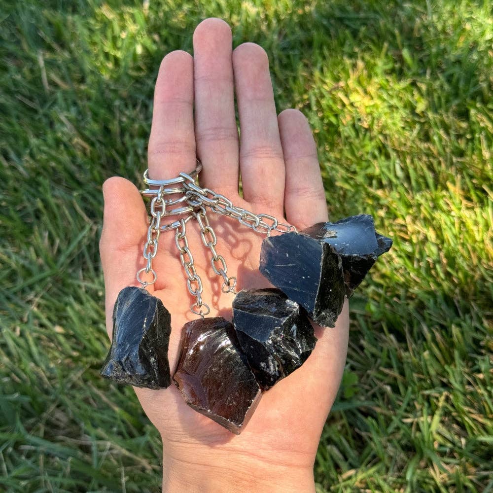 Keychain - Raw Obsidian