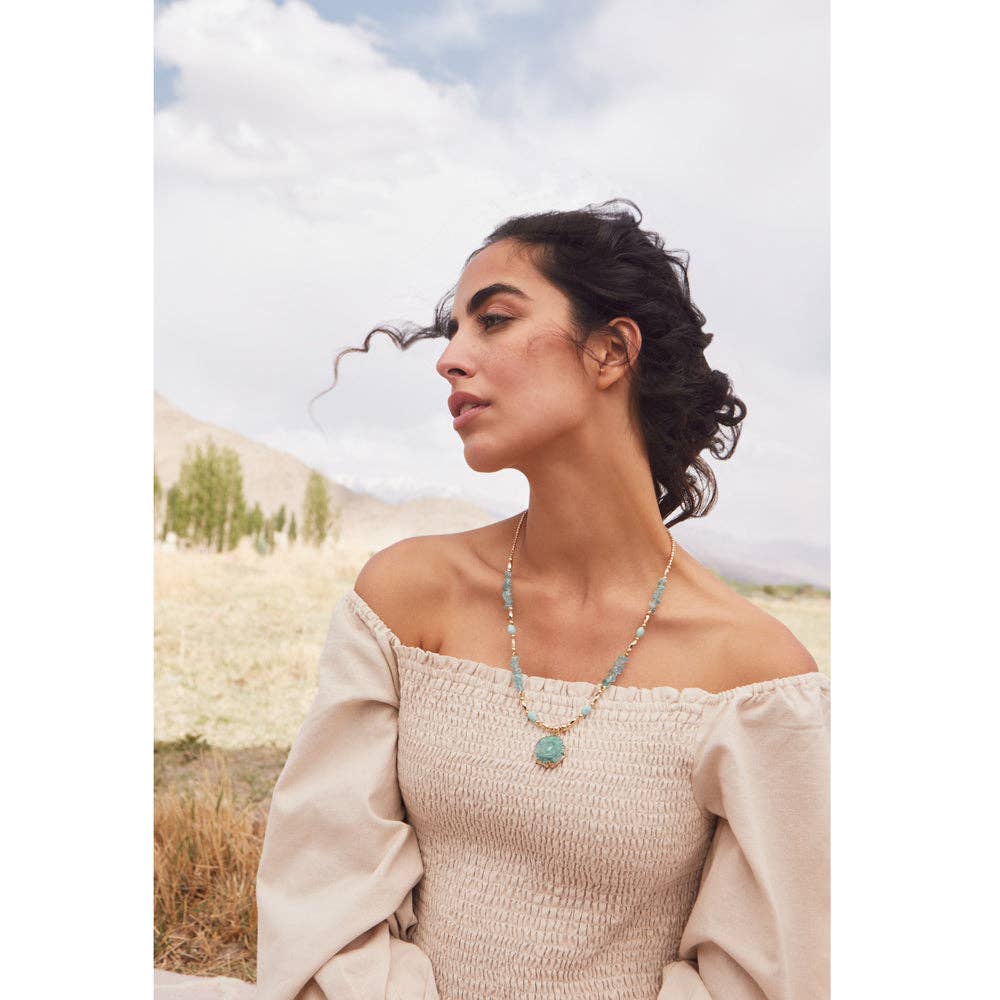 JOYFUL Quartz Beaded Necklace