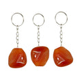 Keychain - Tumbled Carnelian