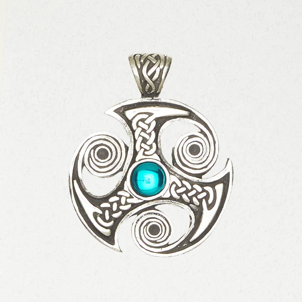 EIRE- Celtic Pewter Pendant Necklace - Talisman Of The Sacred 3