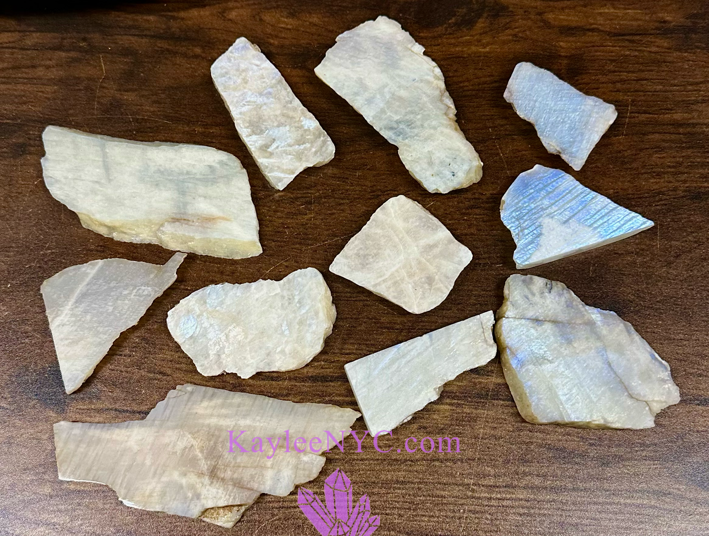 Rainbow Moonstone Slab Crystal