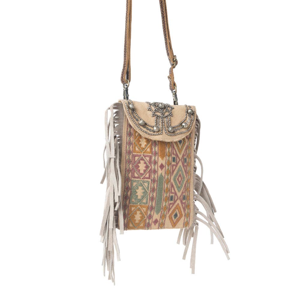 Myra Vintage Song Crossbody Bag in Sahara Clay